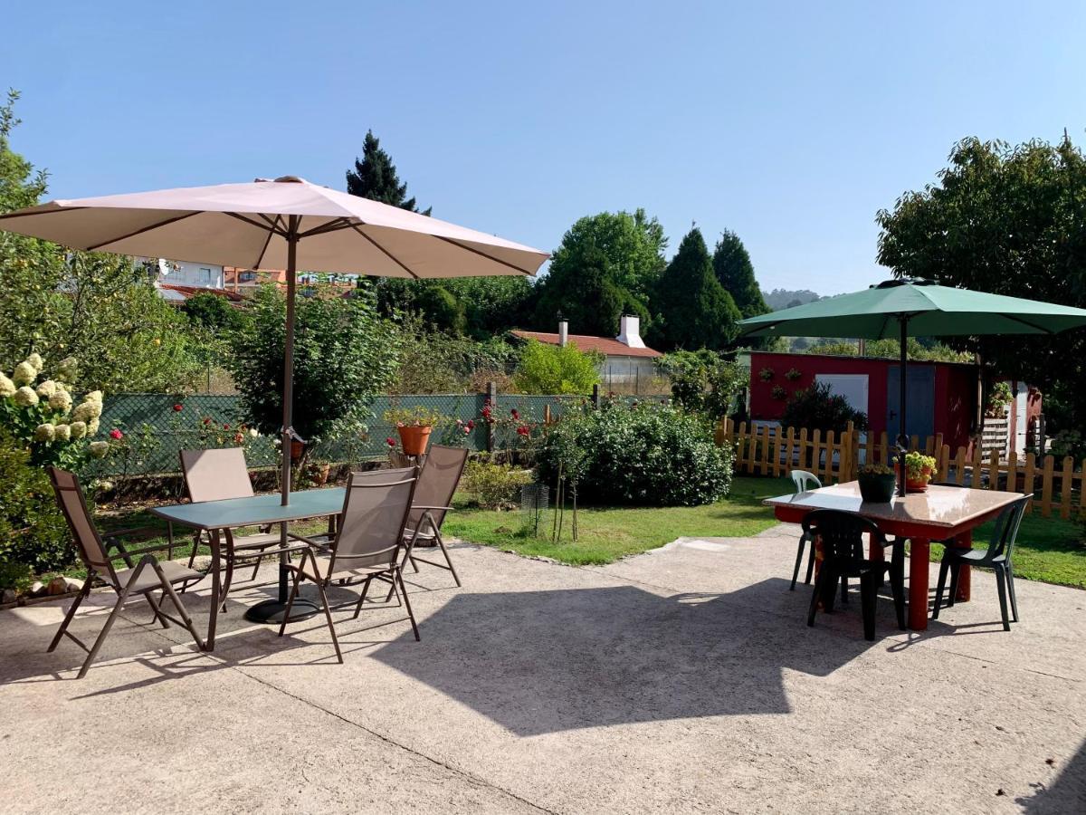 A Casa Vermella Con Jardin A 10 Minutos De Santiago De Compostela Apartment Ortono ภายนอก รูปภาพ